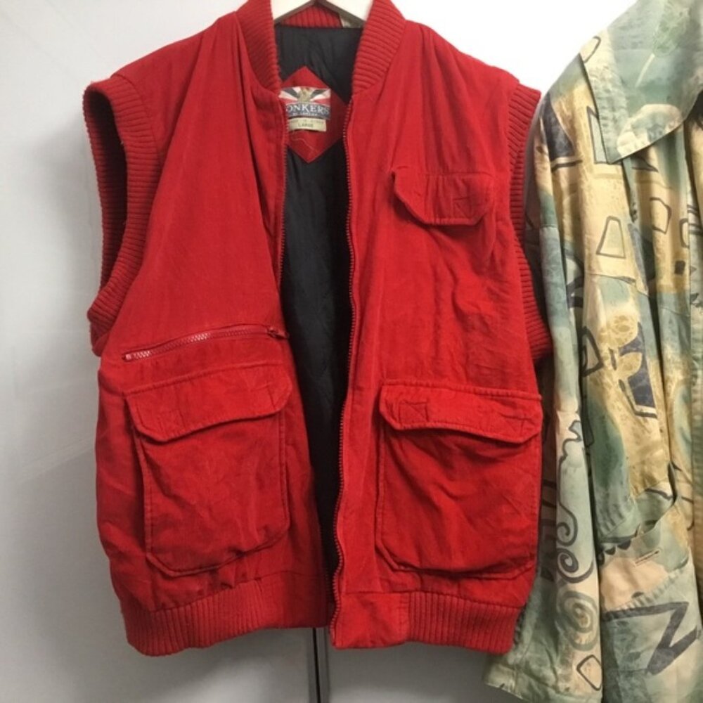 Bonkers of London Corderoy Sleeveless Jacket Size L